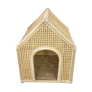 Dog kennel for puppy- Rattan pet nest