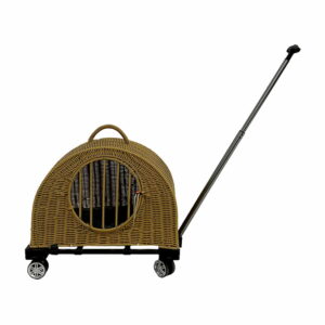 Pet Carrier, Hand woven Pet Bag Travel Suitcase