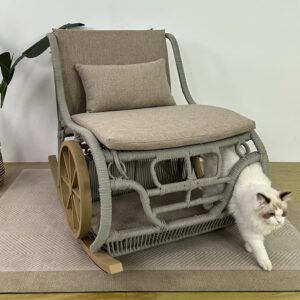 Outdoor cat furniture, New Woven Chairs