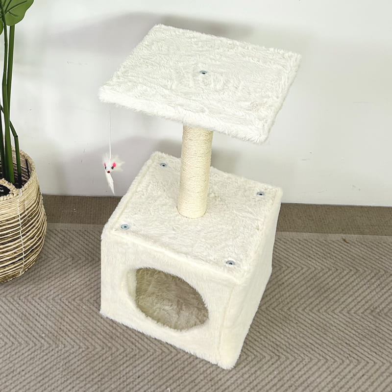 White cat tree for large cats - Image 5