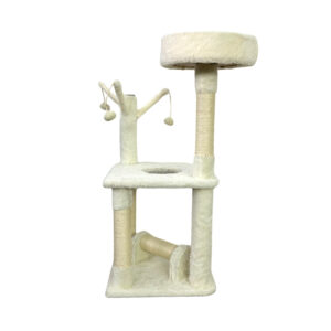 White cat tree - cat scratching furniture