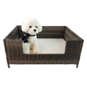 Rattan dog and cat beds - big cat furniture sofa