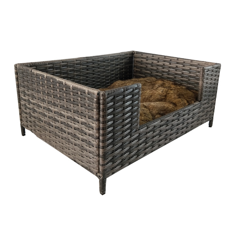 Rattan Pet Bed - Wicker Dog Sofa for Doggy and Cat - Image 6