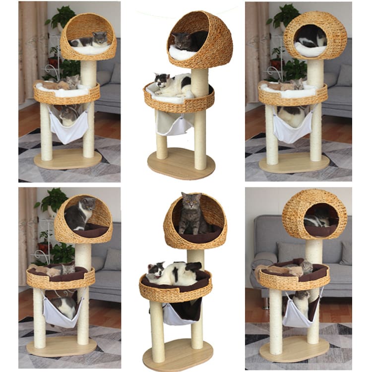 Small cat tree with bed - Image 4