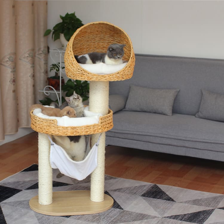 Small cat tree with bed - Image 3