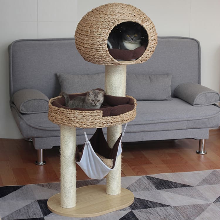 Small cat tree with bed - Image 2