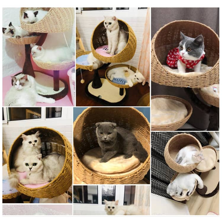 Cat Tree Tower with cat bed - Image 3