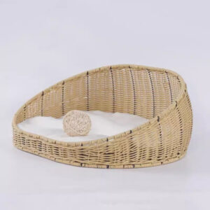Rattan pet bed for dog