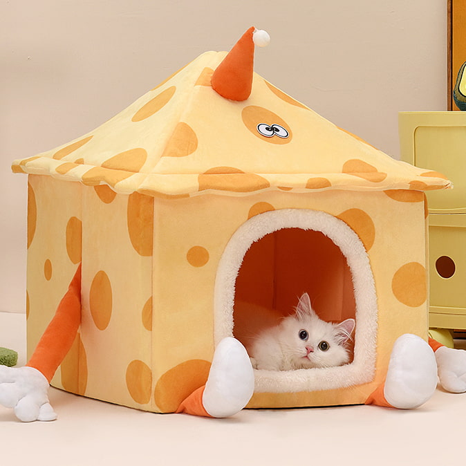 Snuggle-Worthy Cat Cave Bed for winter - Image 2