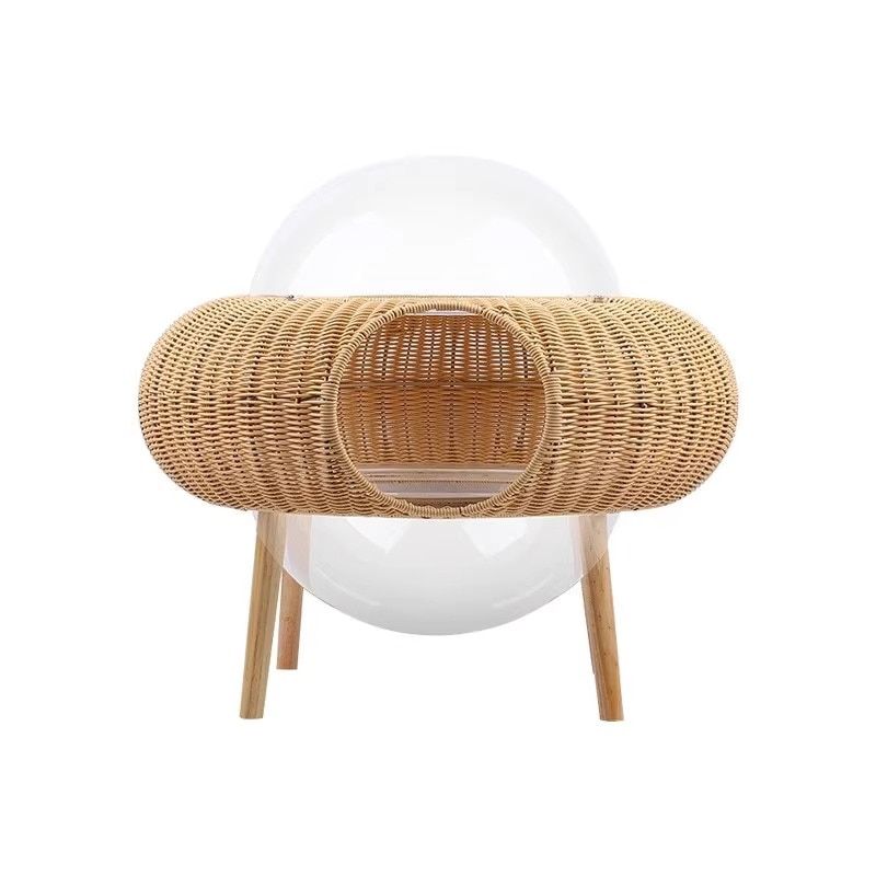 Elevated table cat bed for cat and puppy
