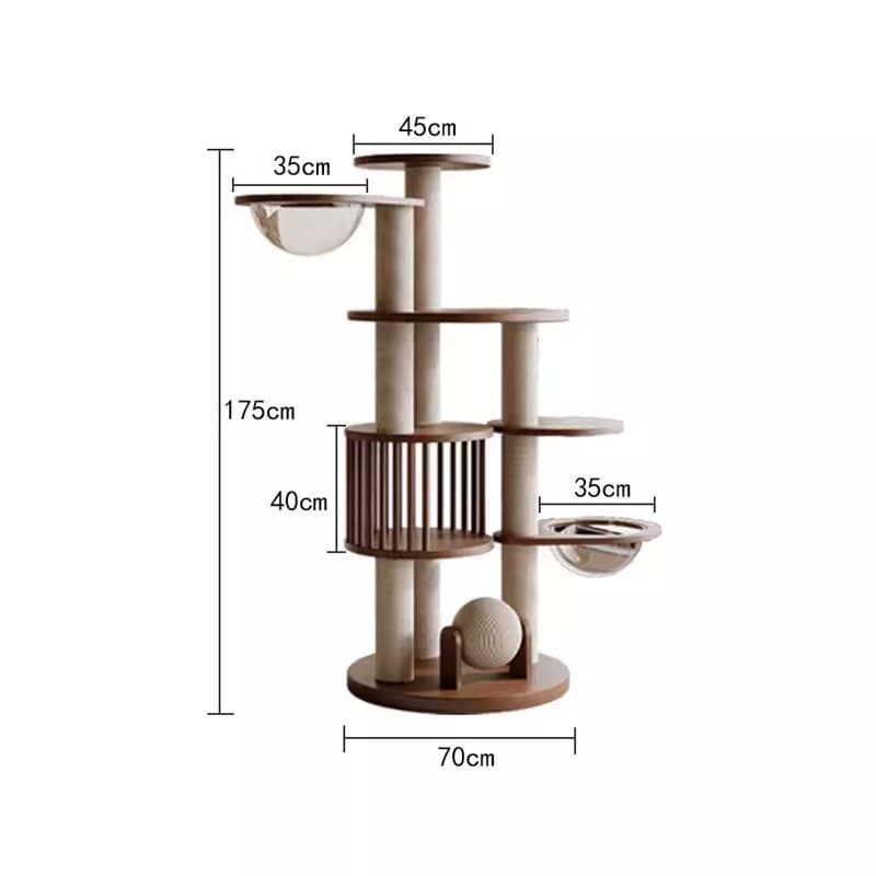Modern wood cat tree for large cat - Image 5