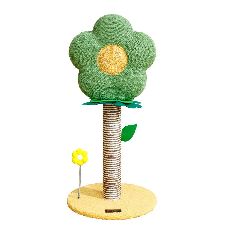 Flower shaped cat scratching post