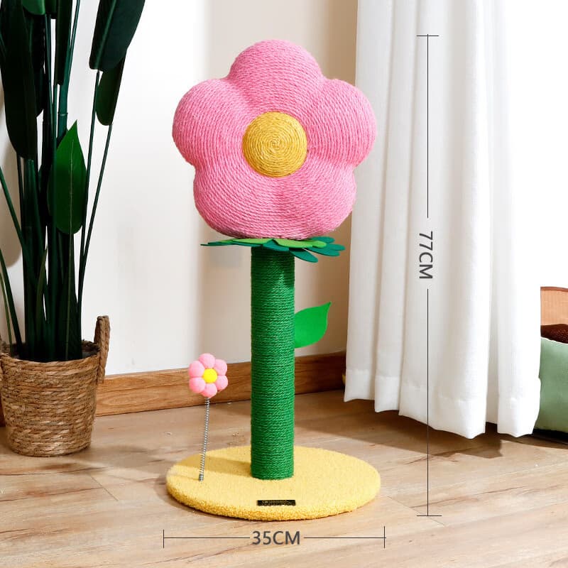 Flower shaped cat scratching post - Image 2
