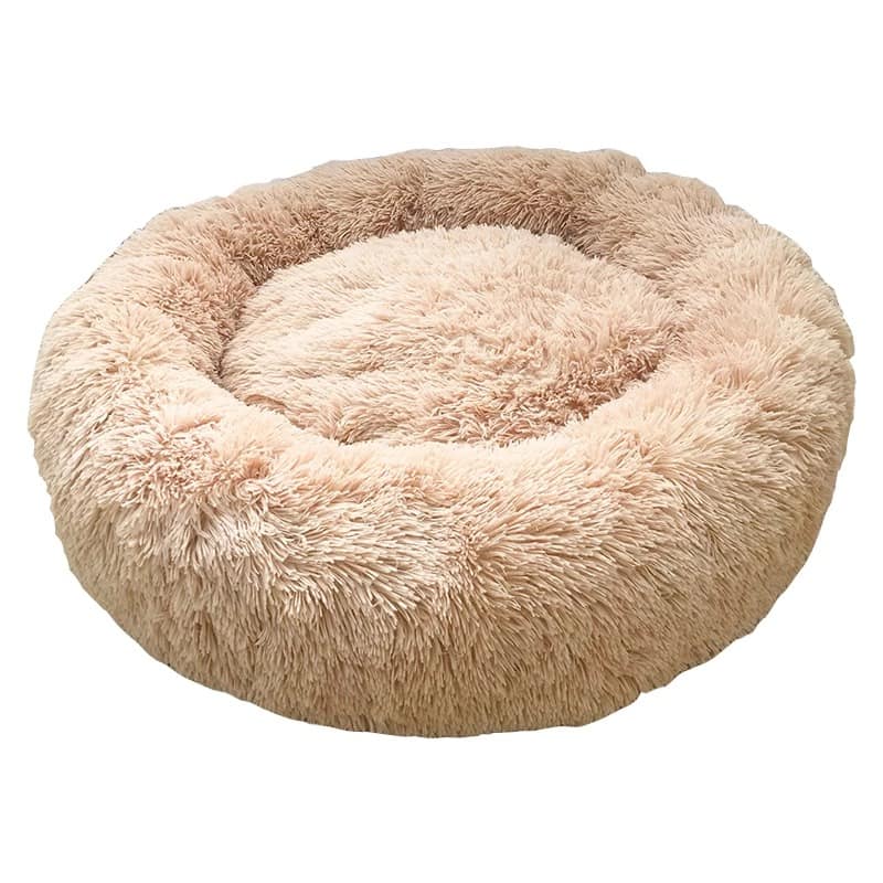 Plush cat bed - circle dog bed - Image 4