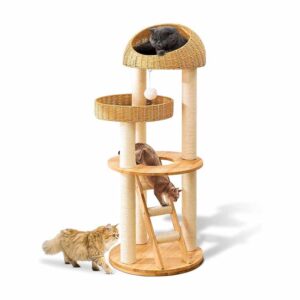 Big Cat Tree Tower with 4 tier cat bed
