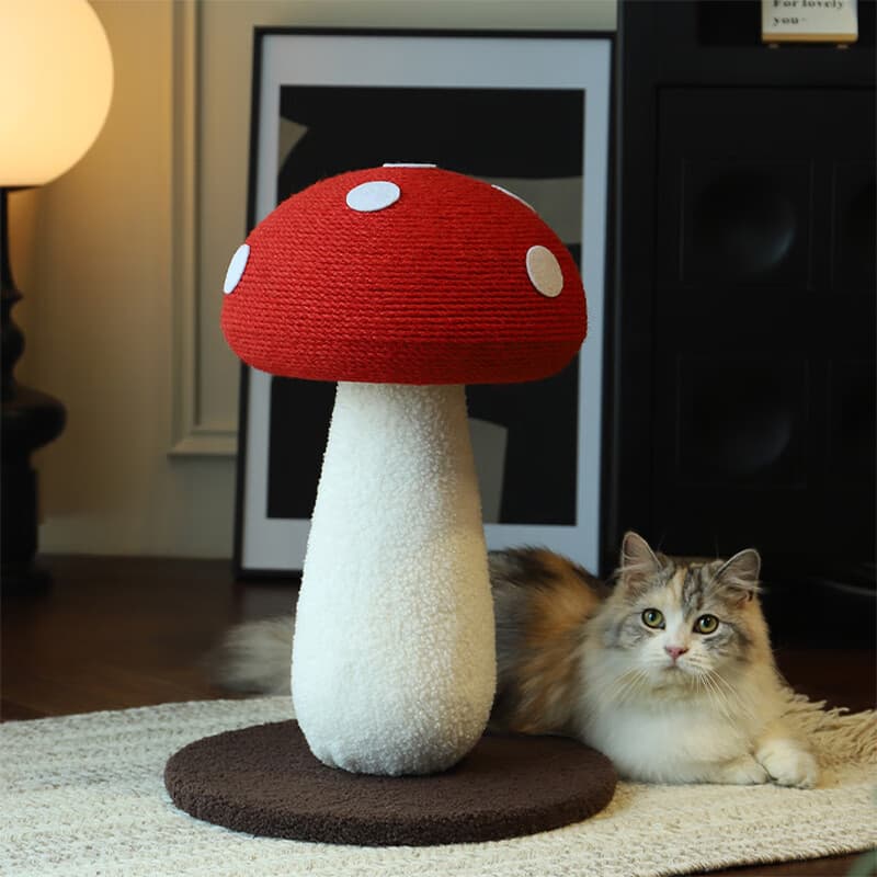 Mushroom shaped cat tree scratching post - Image 5