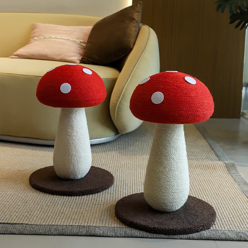 Mushroom shaped cat tree scratching post - Image 6