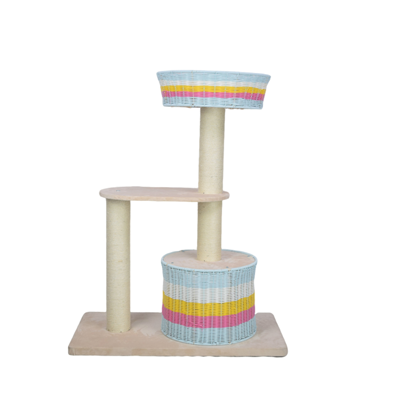 Factory direct hand-woven Cat nest all-in-one cat tree cat furniture people cat room - Image 4