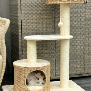 Cat Climbing Shelf Cat Tree All Purpose Capsule Sisal Cat Shelf For All Seasons Small Space Not Taking Up Much Room Cat Products