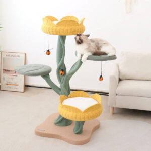 Tulip Design Cute Cat Climbing Frame Cat Nest Pet Supplies Cat Dwarf Cat Claw Grinder Cat Scratcher
