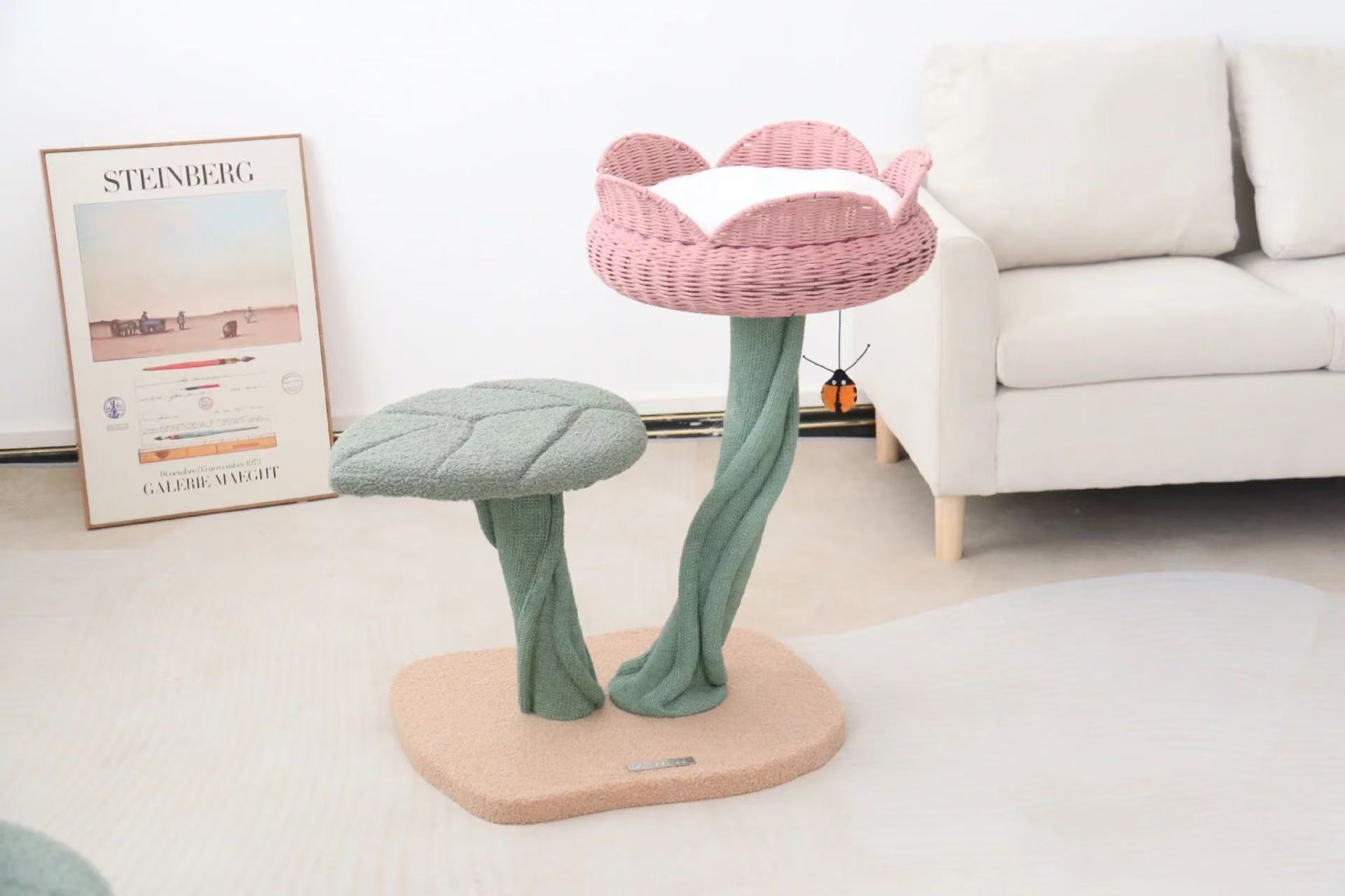Tulip Design Cute Cat Climbing Frame Cat Nest Pet Supplies Cat Dwarf Cat Claw Grinder Cat Scratcher - Image 8